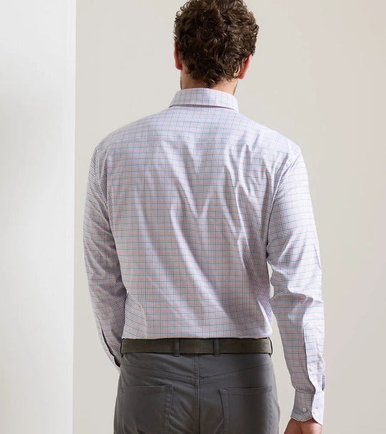 Casey Performance Twill Sport Shirt In Navy