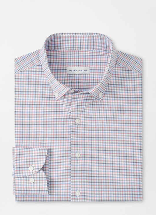 Casey Performance Twill Sport Shirt In Navy