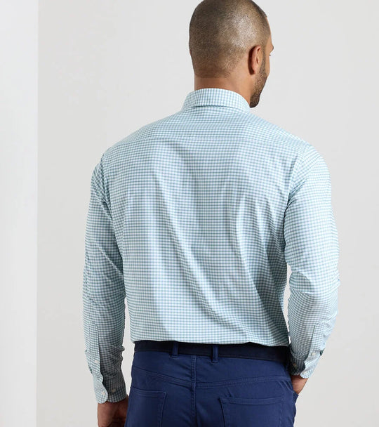 Gregory Performance Twill Sport Shirt In Windsor Blue
