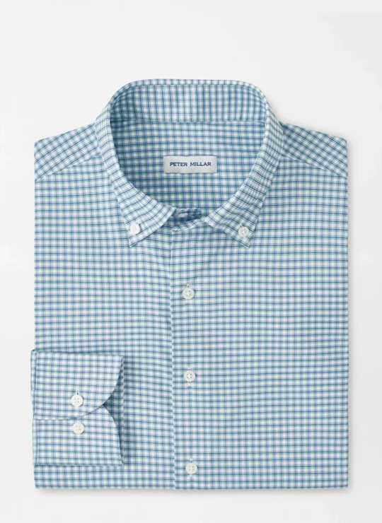 Gregory Performance Twill Sport Shirt In Windsor Blue