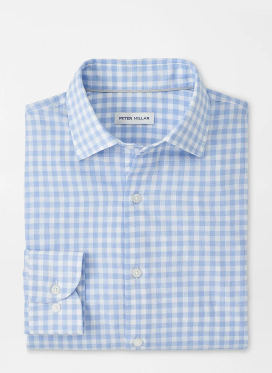 Breeze Cotton Lyocell Sport Shirt In Bluebird