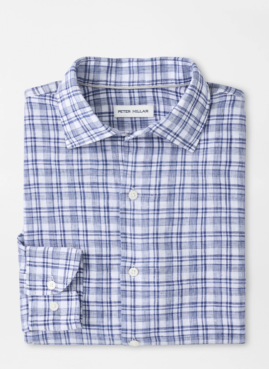 Sandbar Line Sport Shirt In Sport Navy