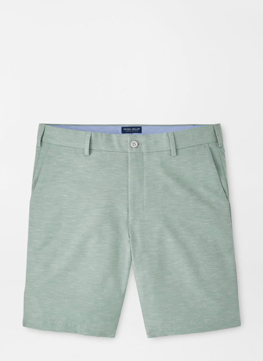 Surge Linen-Blend Performance Short In Willow