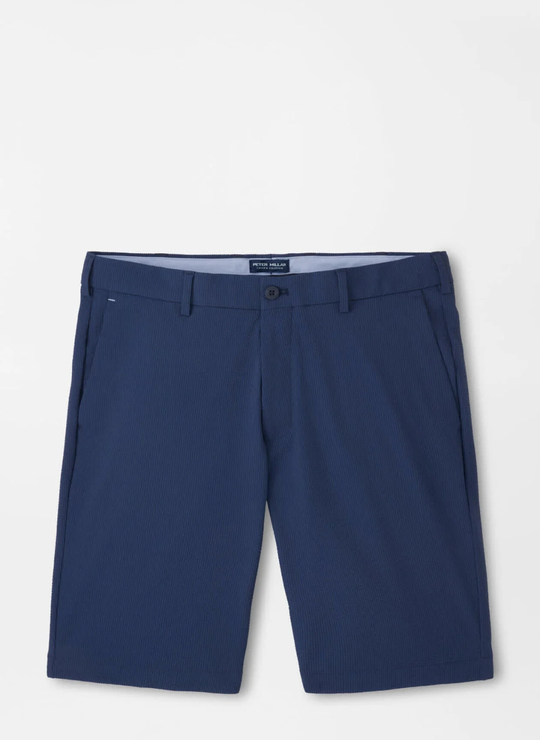 Matlock Seersucker Performance Short In Navy