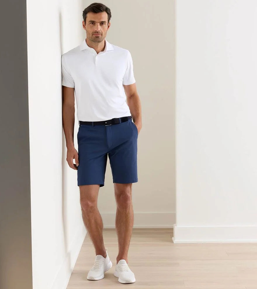 Matlock Seersucker Performance Short In Navy