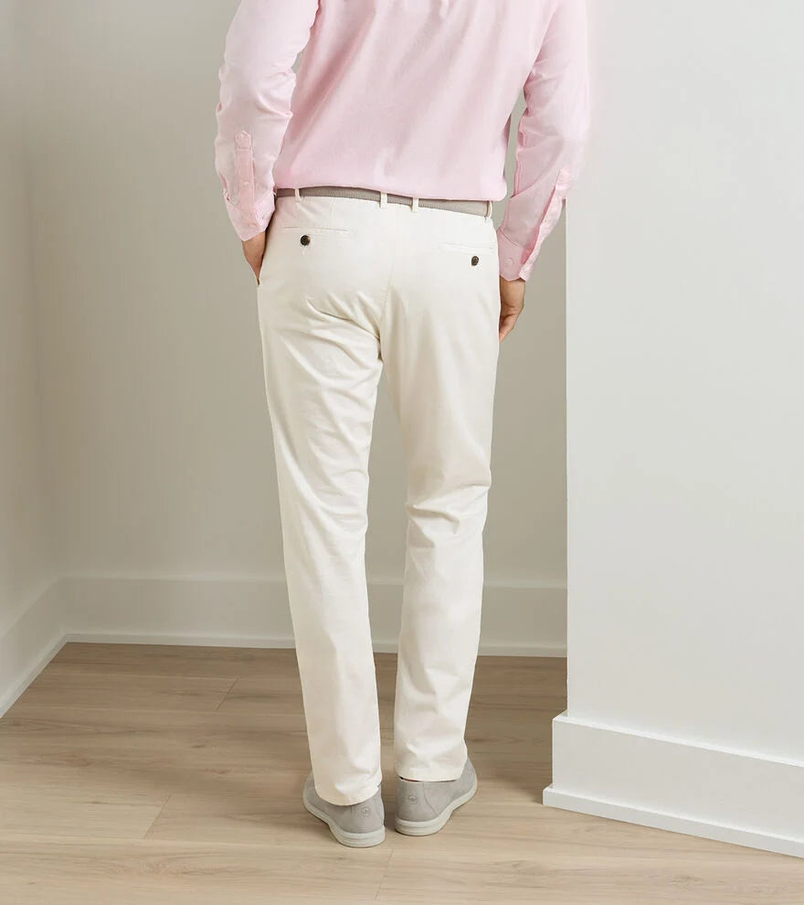 Somerset Flat Front Pant In Almond