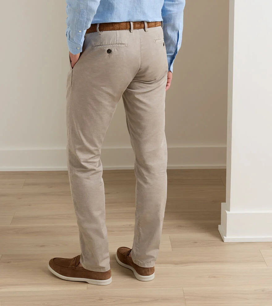 Somerset Flat Front Pant In Khaki