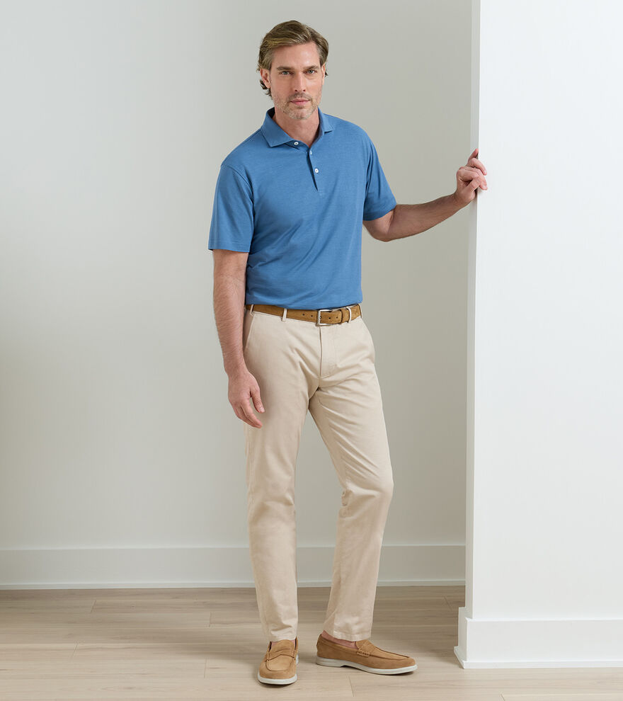 Somerset Flat Front Pant In Sand