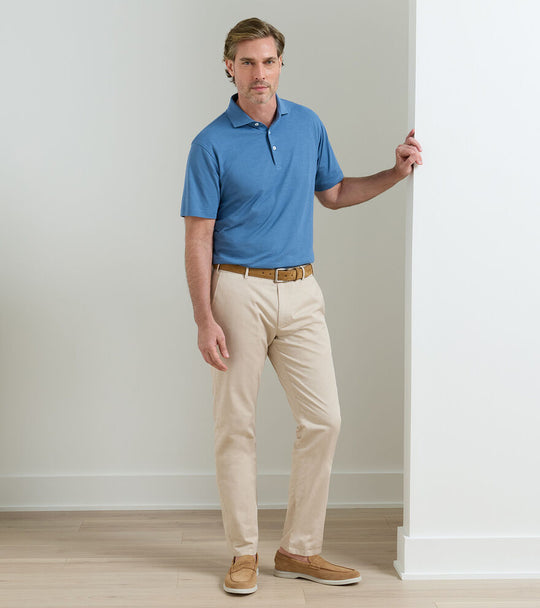 Somerset Flat Front Pant In Sand