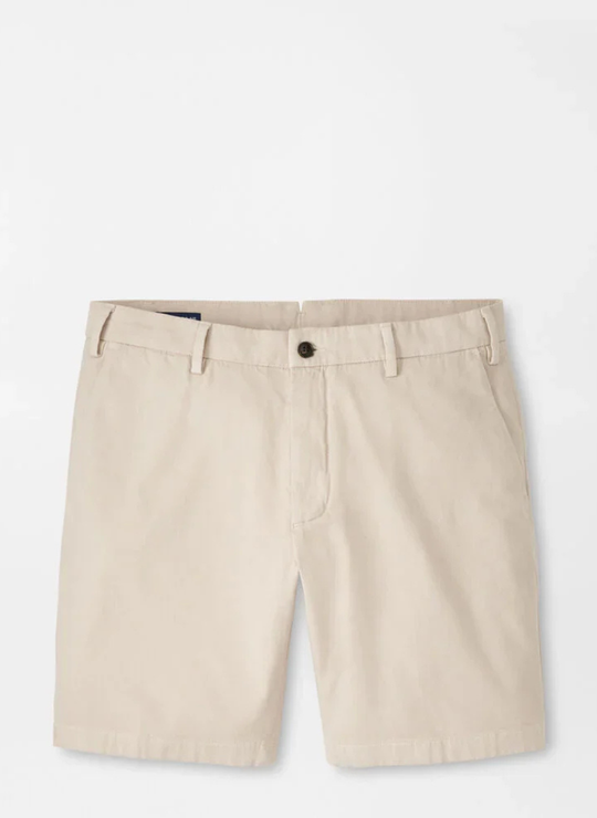 Andrews Flat Front Short In Truffle