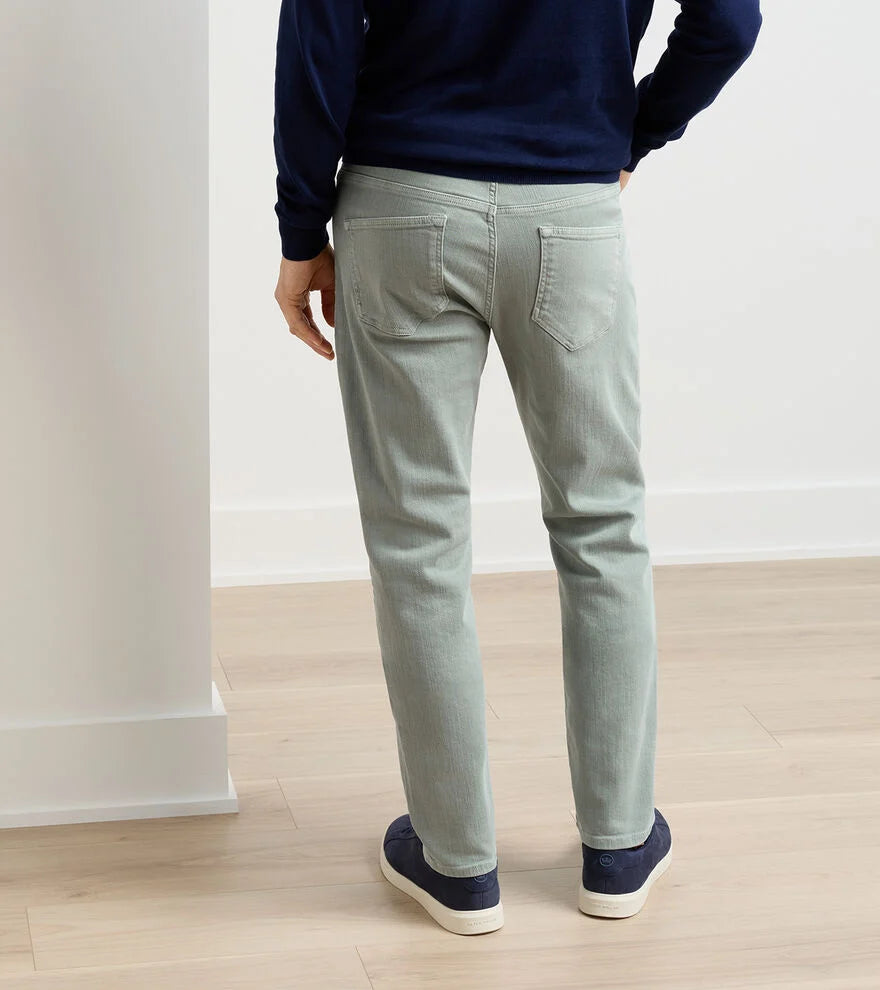Fairfield Garment Dyed Denim In Sage Fog