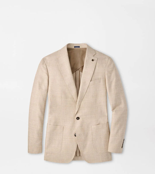 Wellington Glen Plaid Soft Jacket In Summer Dunes