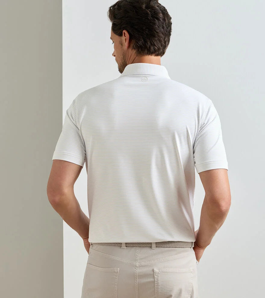Ballad Performance Jersey Polo White/Truffle