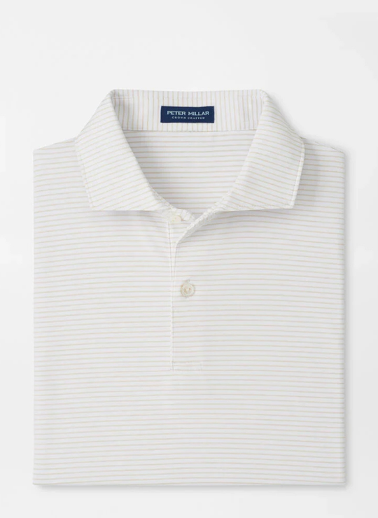 Ballad Performance Jersey Polo White/Truffle