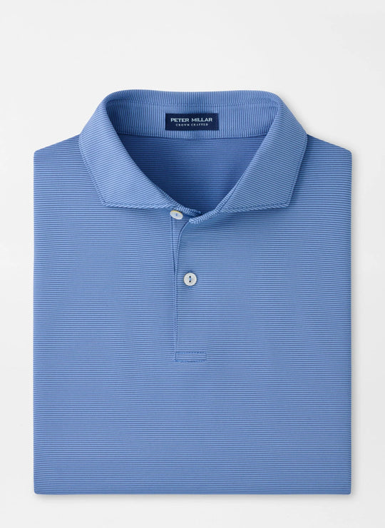 Treble Performance Jersey Polo In Dusk