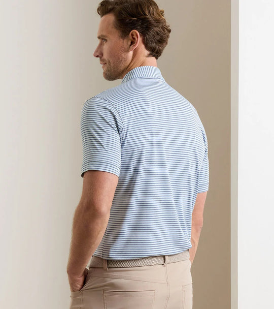 Alda Perfomance Jersey Polo In Navy