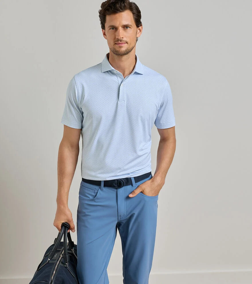 Mayfield Performance Jersey Polo In White