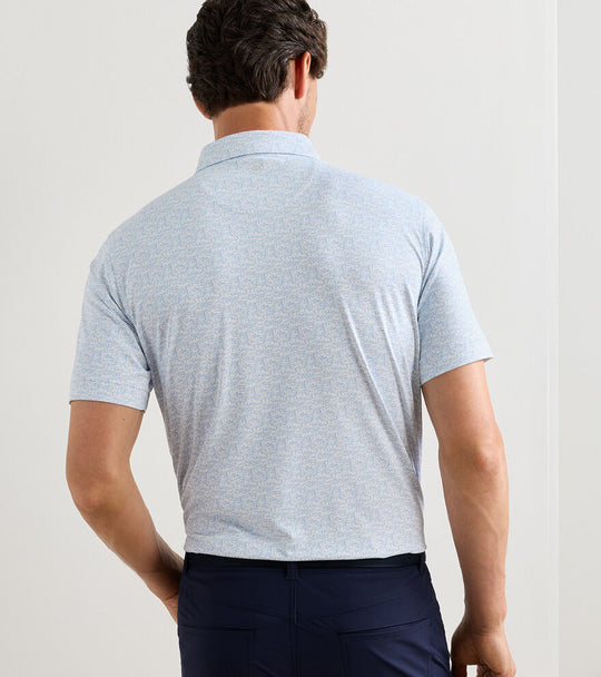 Melody Sea Performance Jersey Polo In White