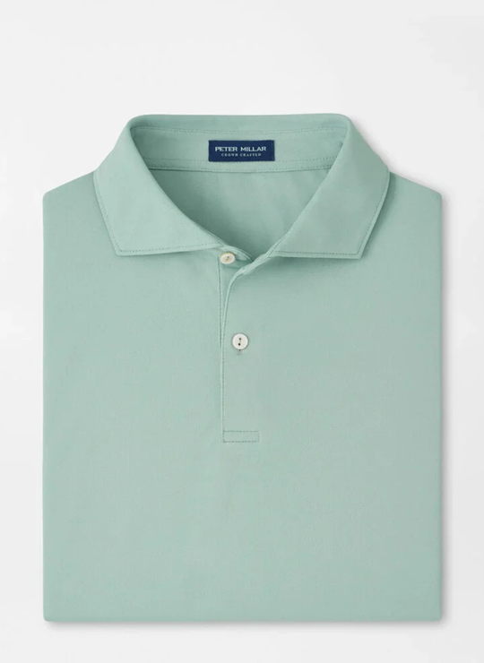 Soul Performance Mesh Polo In Light Willow