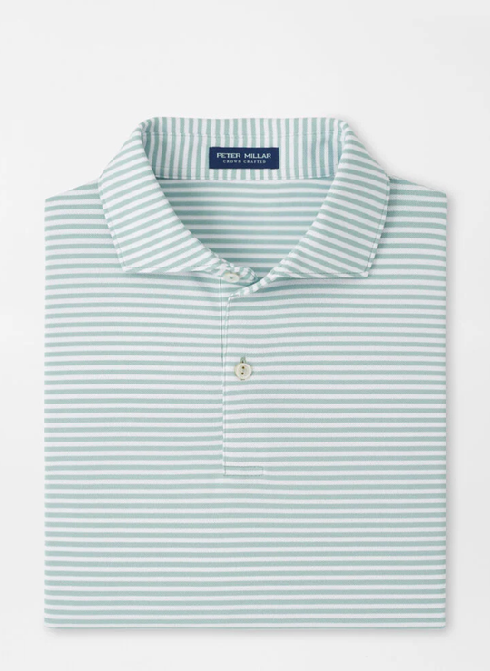 Verse Performance Mesh Polo In Light Willow