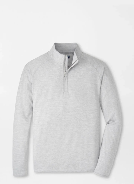 Stealth Stripe Performance Quarter Zip In Gale Grey