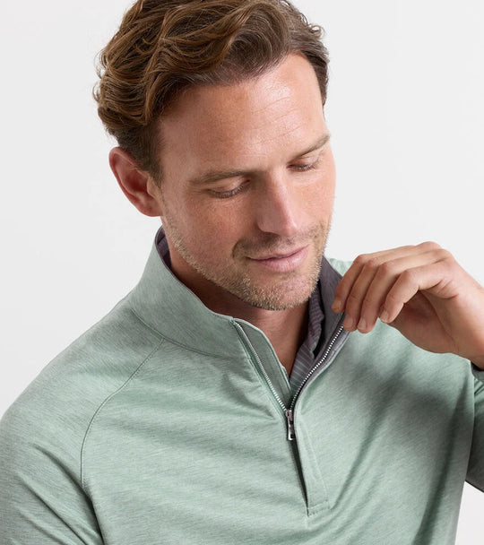 Stealth Performance Quarter-Zip In Willow
