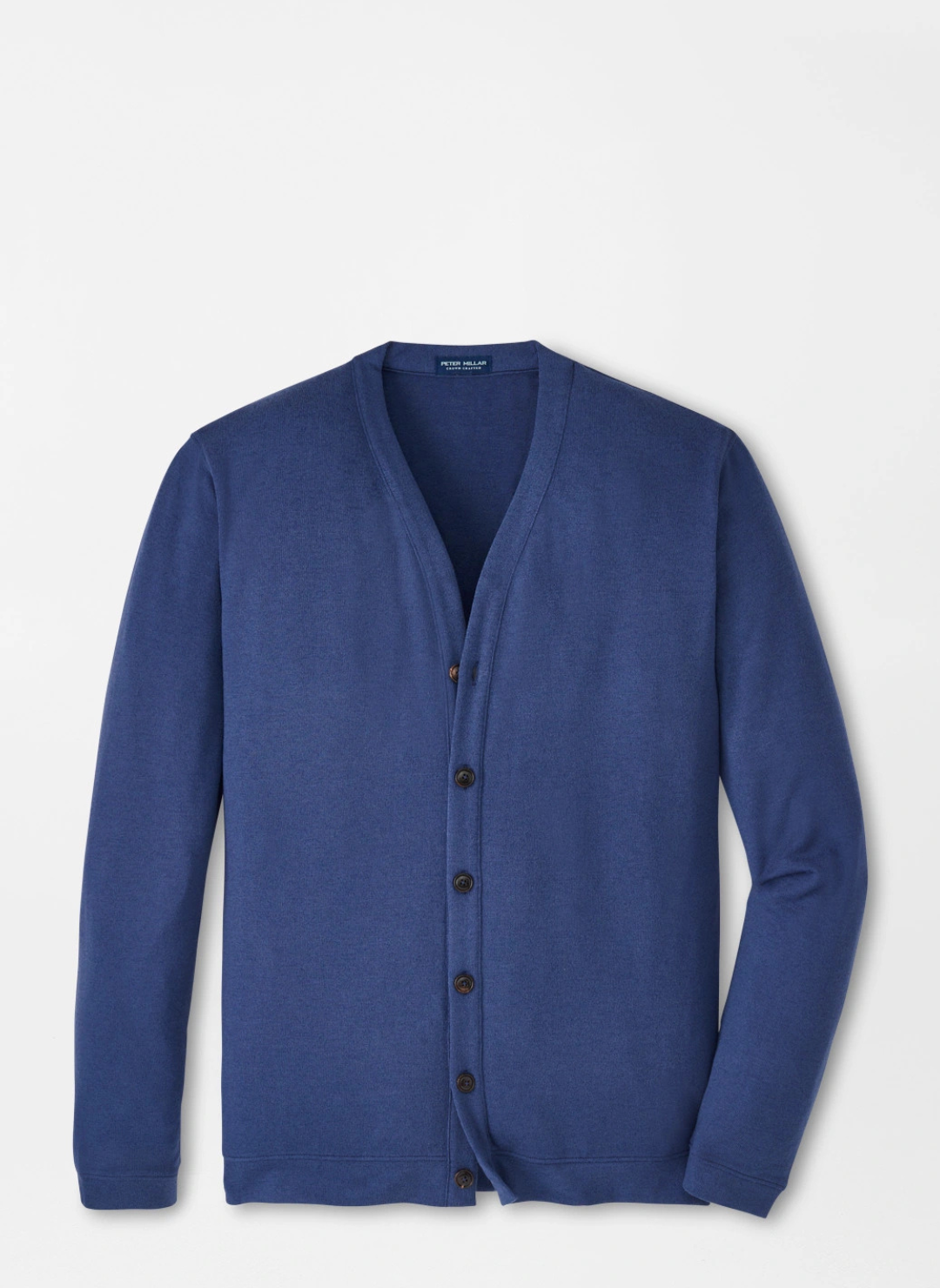 Latrobe Performance Button-Front Cardigan in Navy