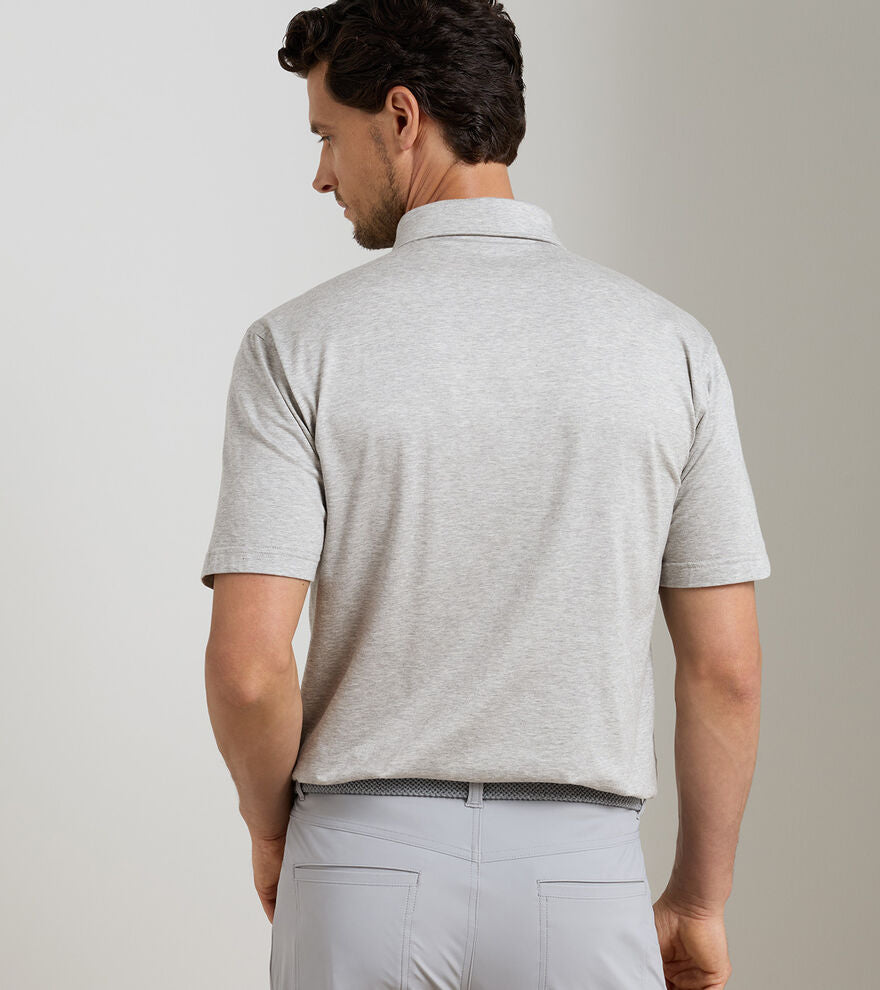 Excursionist Flex Polo In Gale Grey