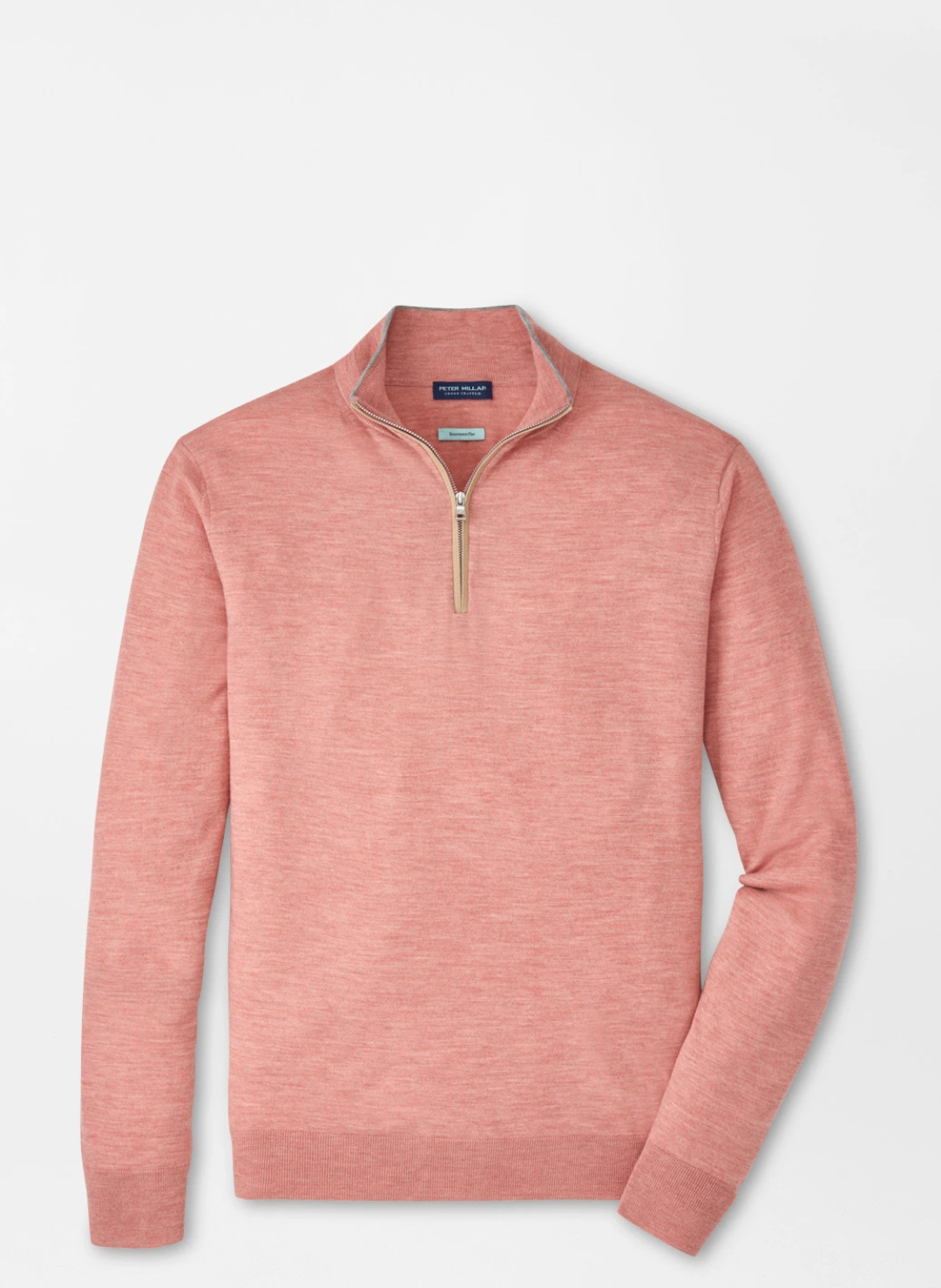 Excursionist Flex Quarter-Zip Sweater in Faded Scarlet