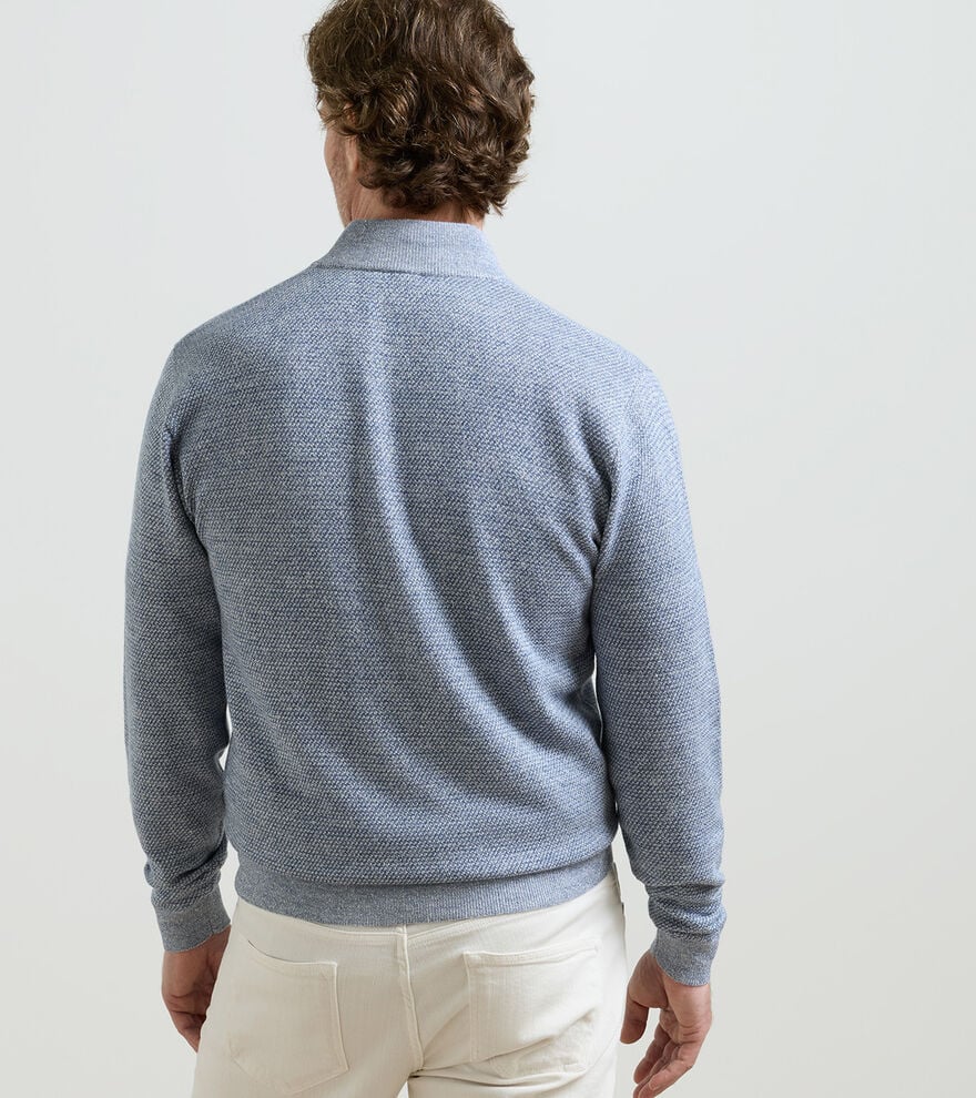 Barlow Quarter-Zip Sweater In Storm
