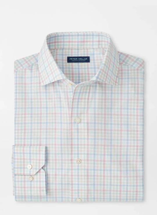 Basin Performance Poplin Sport Shirt In Multi