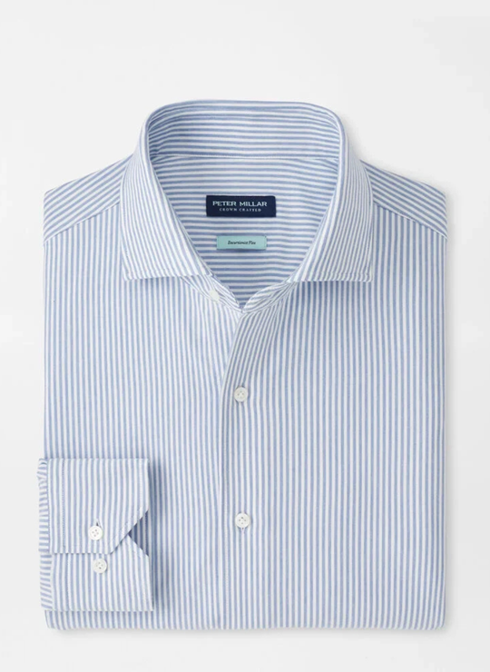 Excursionist Flex Stripe Sport Shirt In Dusk Blue