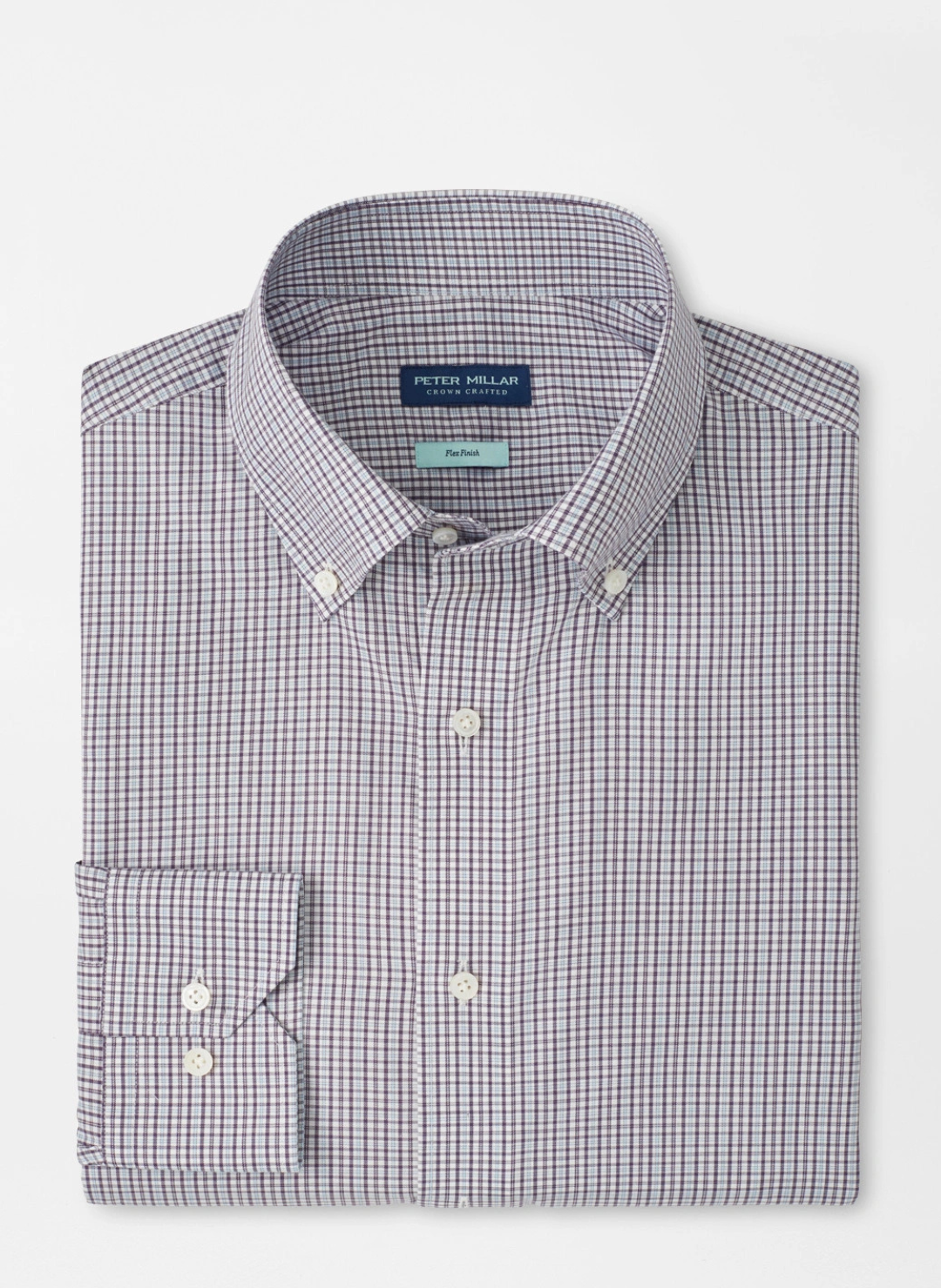 Marco Cotton Sport Shirt in Purlple Fig