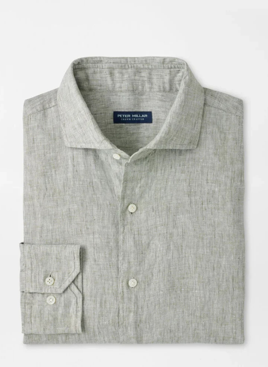 Astino Lino Sport Shirt In Willow
