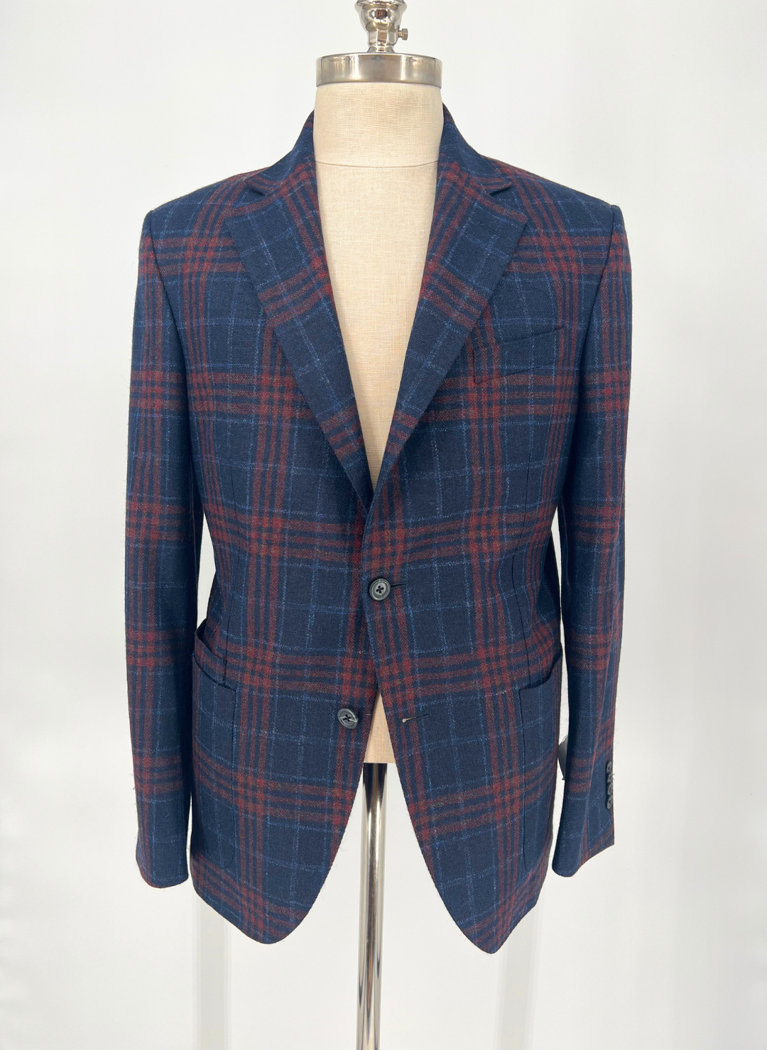 Navy & Harvest Plaid Jacket