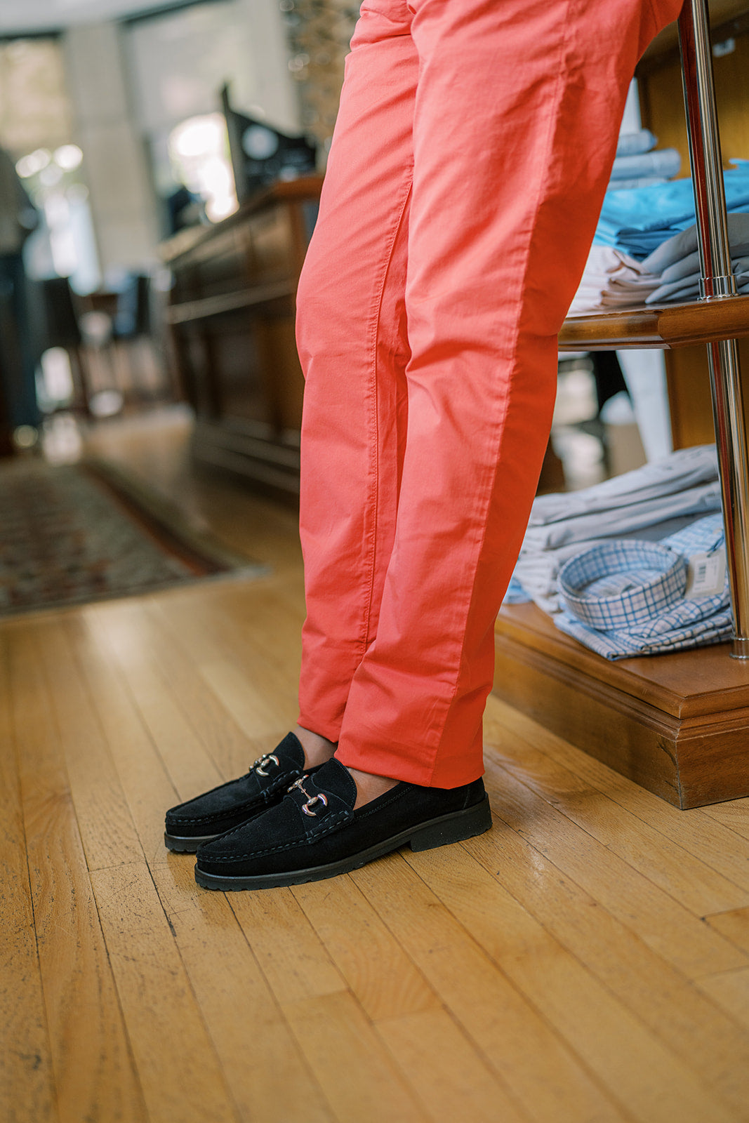 The Oxford Shop Wharton Bit Loafer In Black