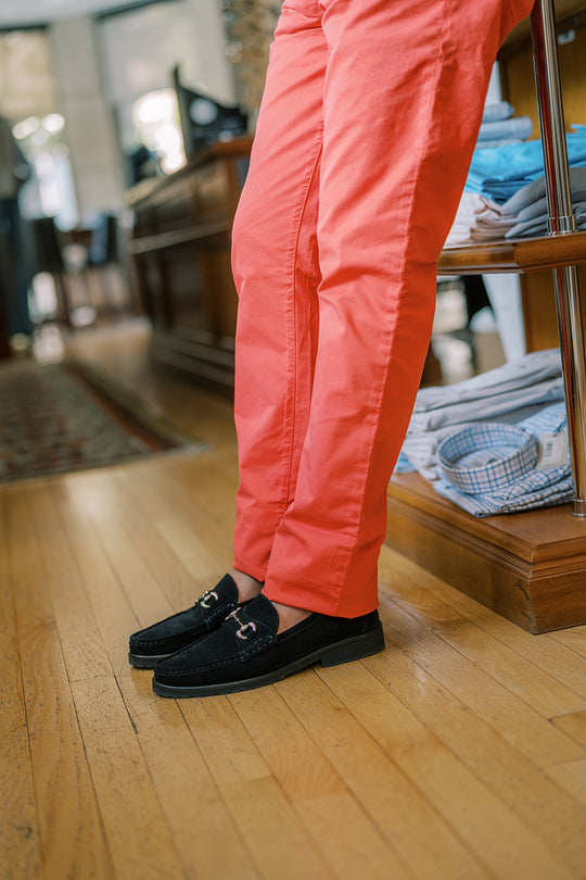 The Oxford Shop Wharton Bit Loafer In Black