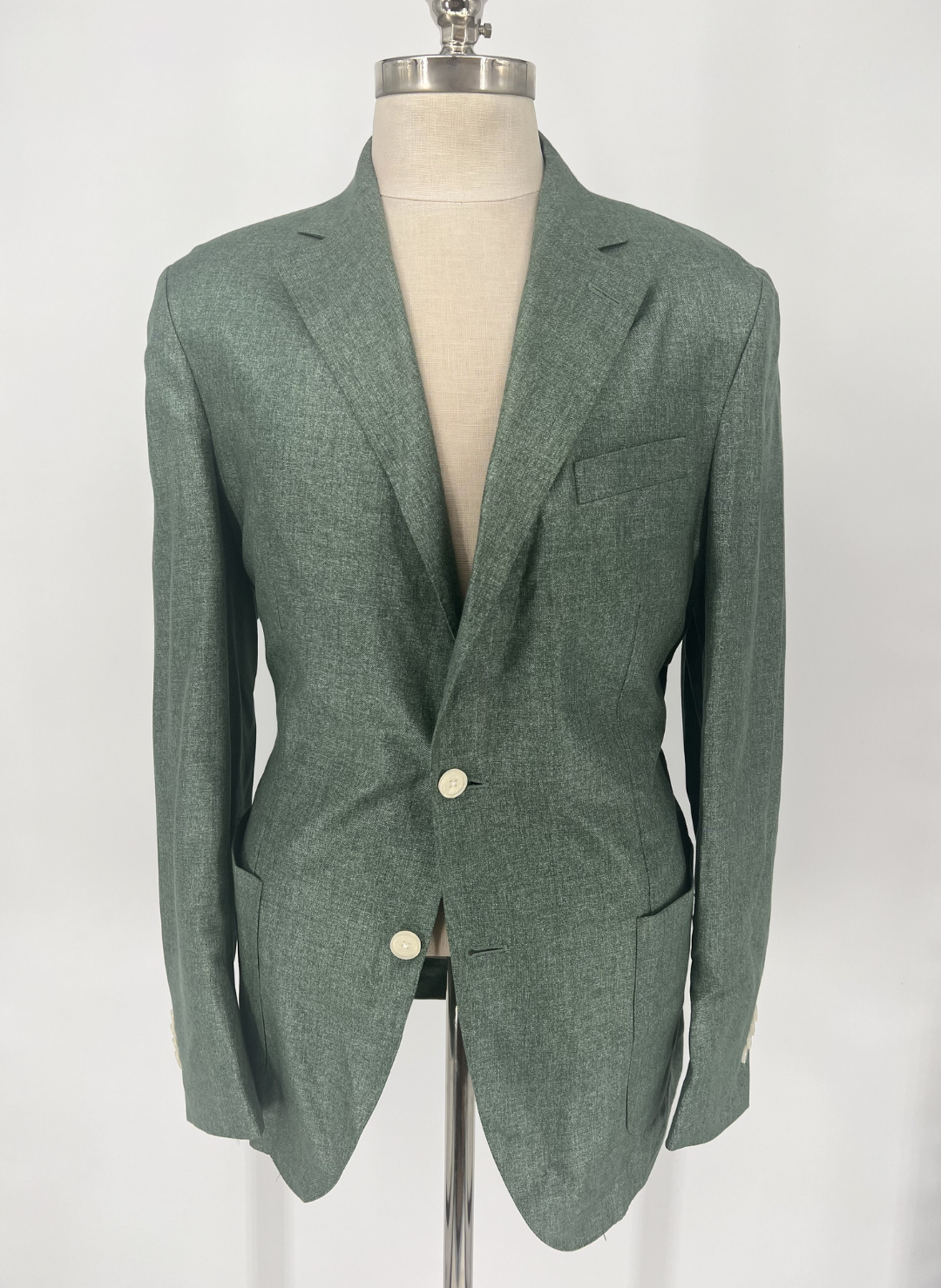 Green Silk Soft Jacket