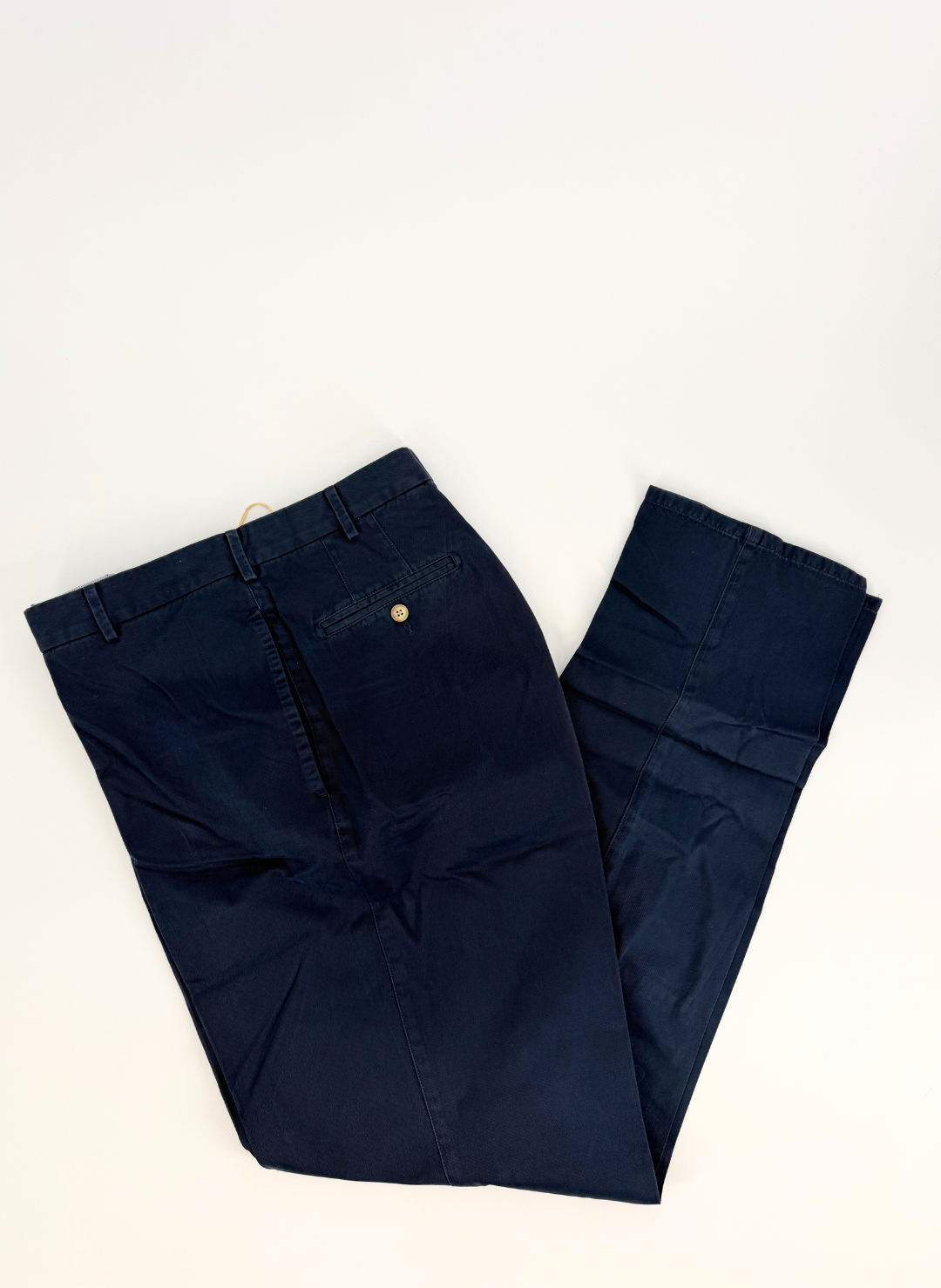 Twill Cotton Chino Pant in Navy