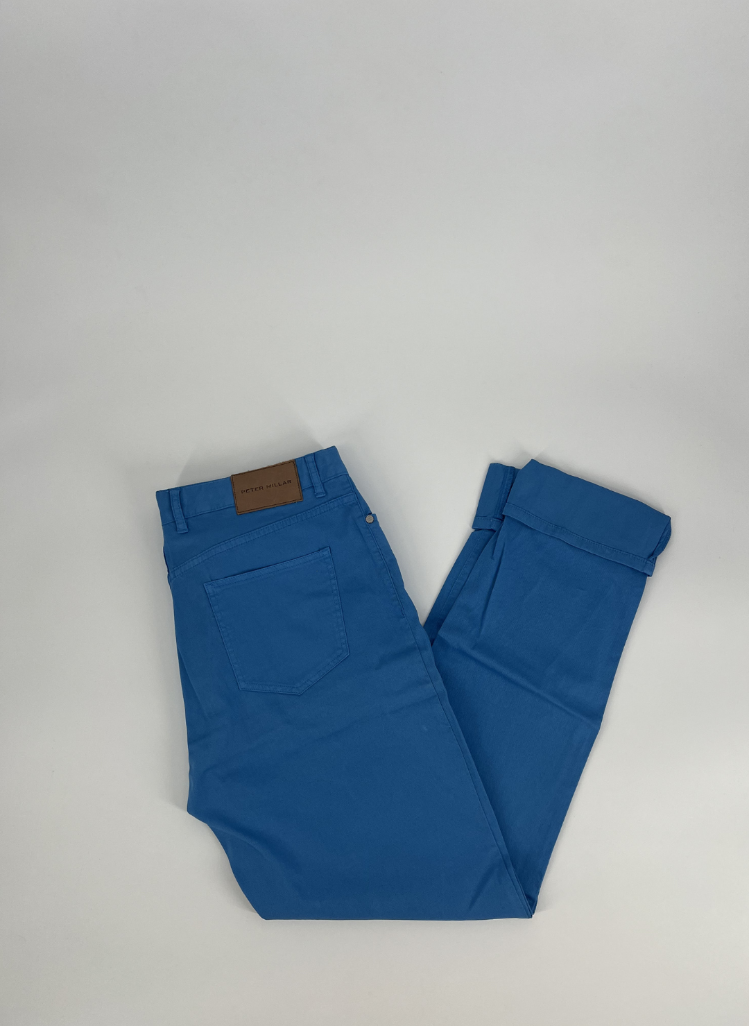 Cotton 5-Pocket Pant in Blue