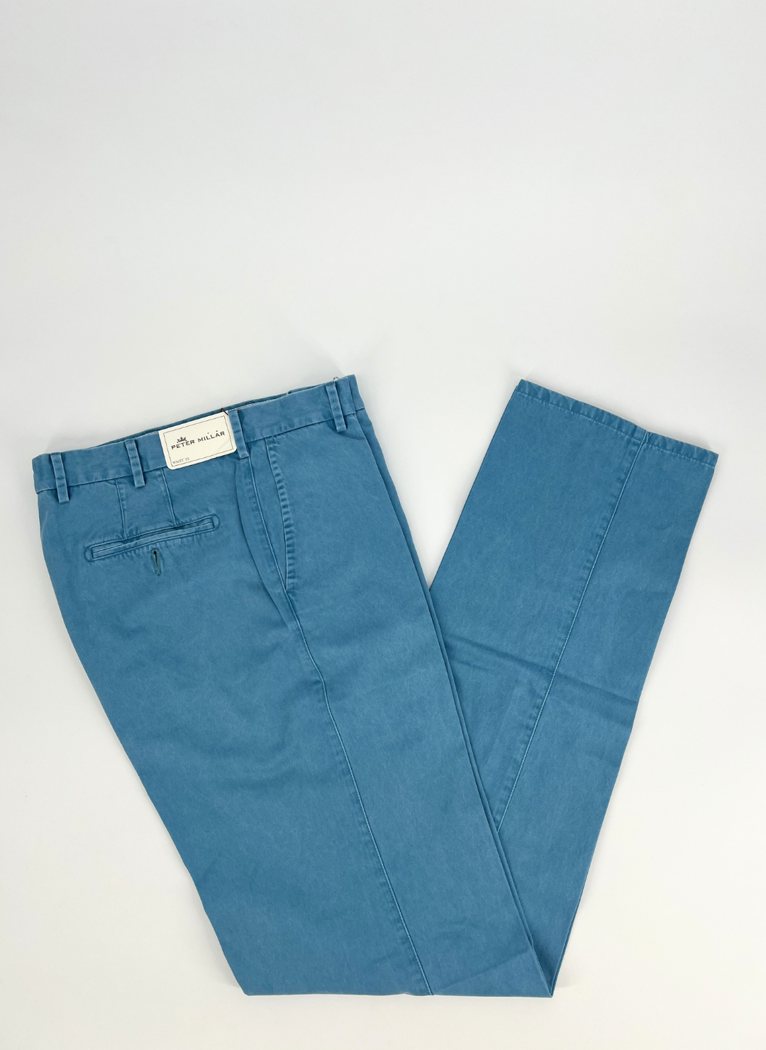 Cotton Washed 5-Pocket Pant in Ocean