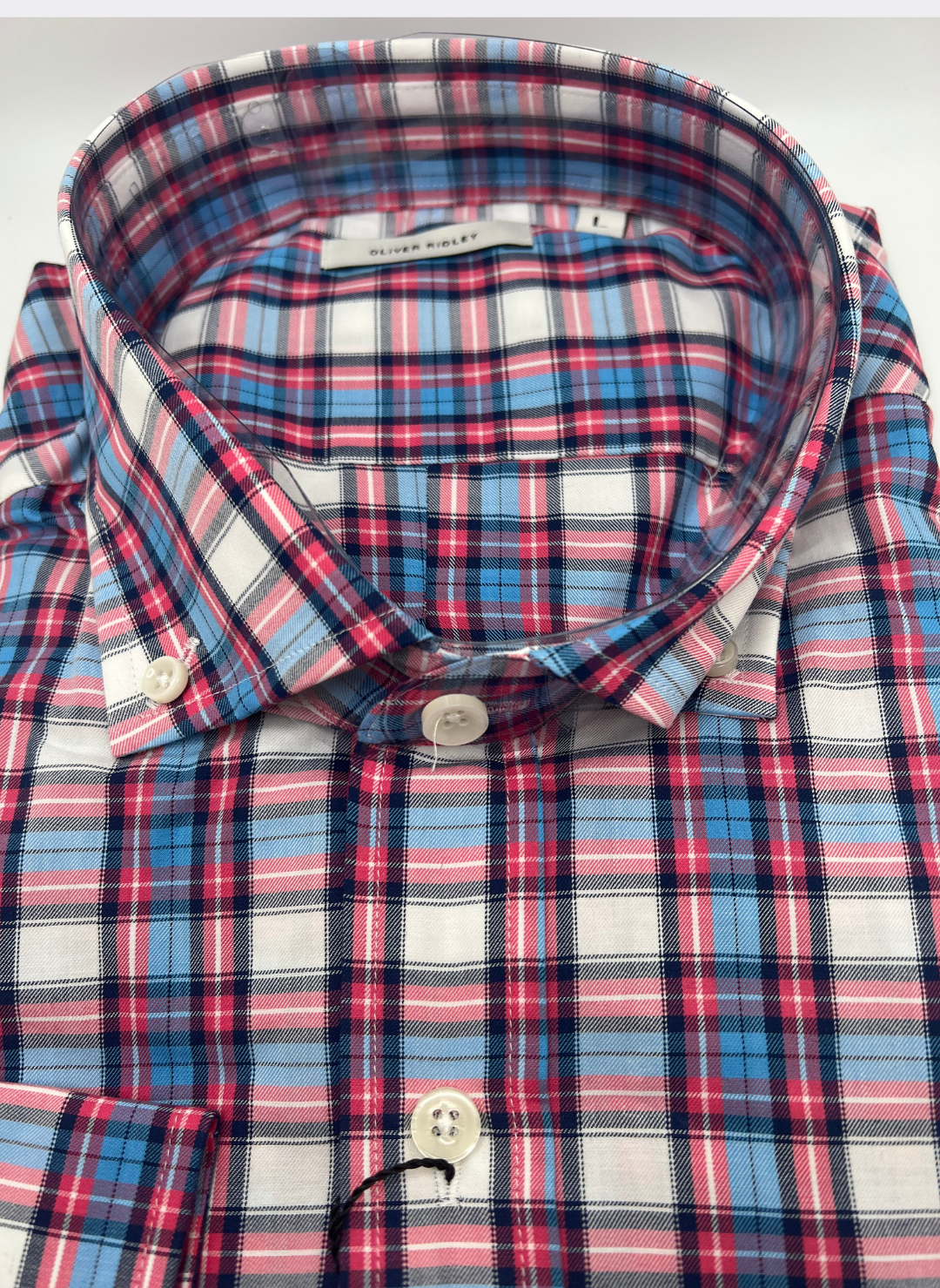 Oliver Ridley Porter Plaid Sport Shirt