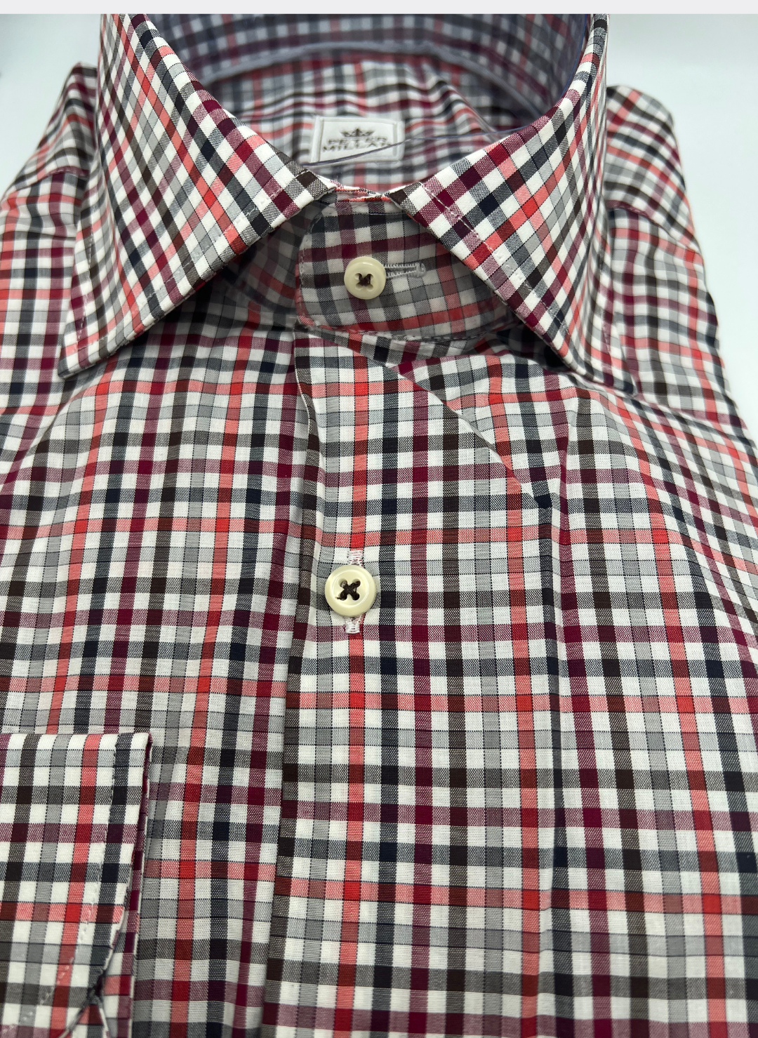 Peter Millar Plaid Cotton Shirt