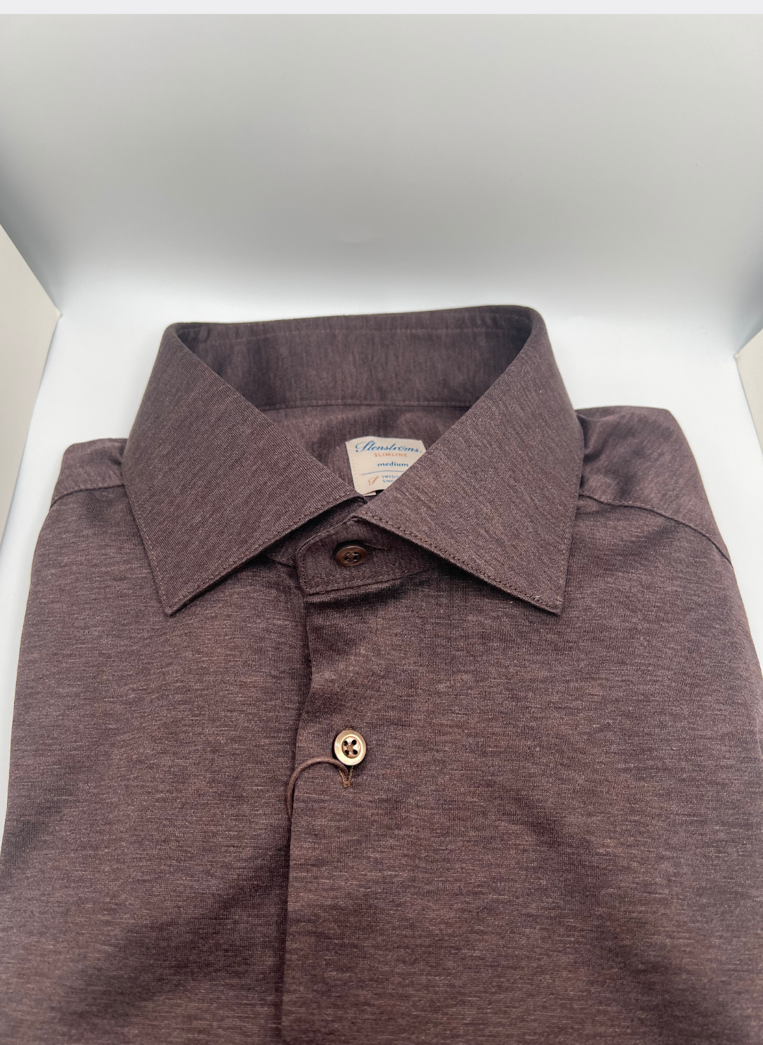 Stenströms Brown Cotton Shirt