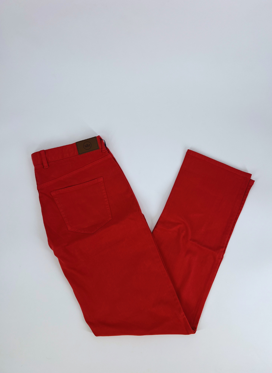 Sateen 5-Pocket Pant in Cape Red