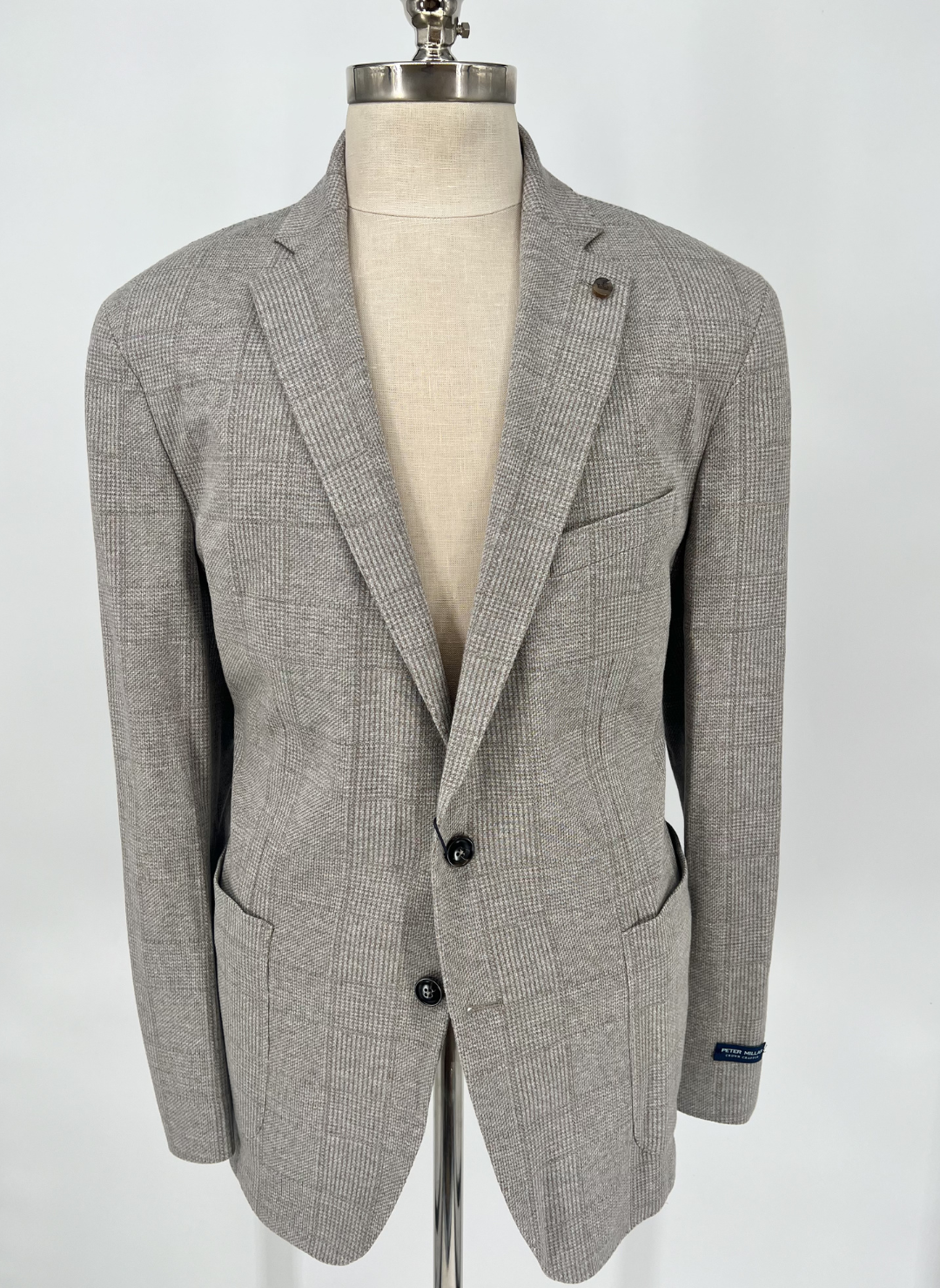 Plaid Soft Jacket in Chai