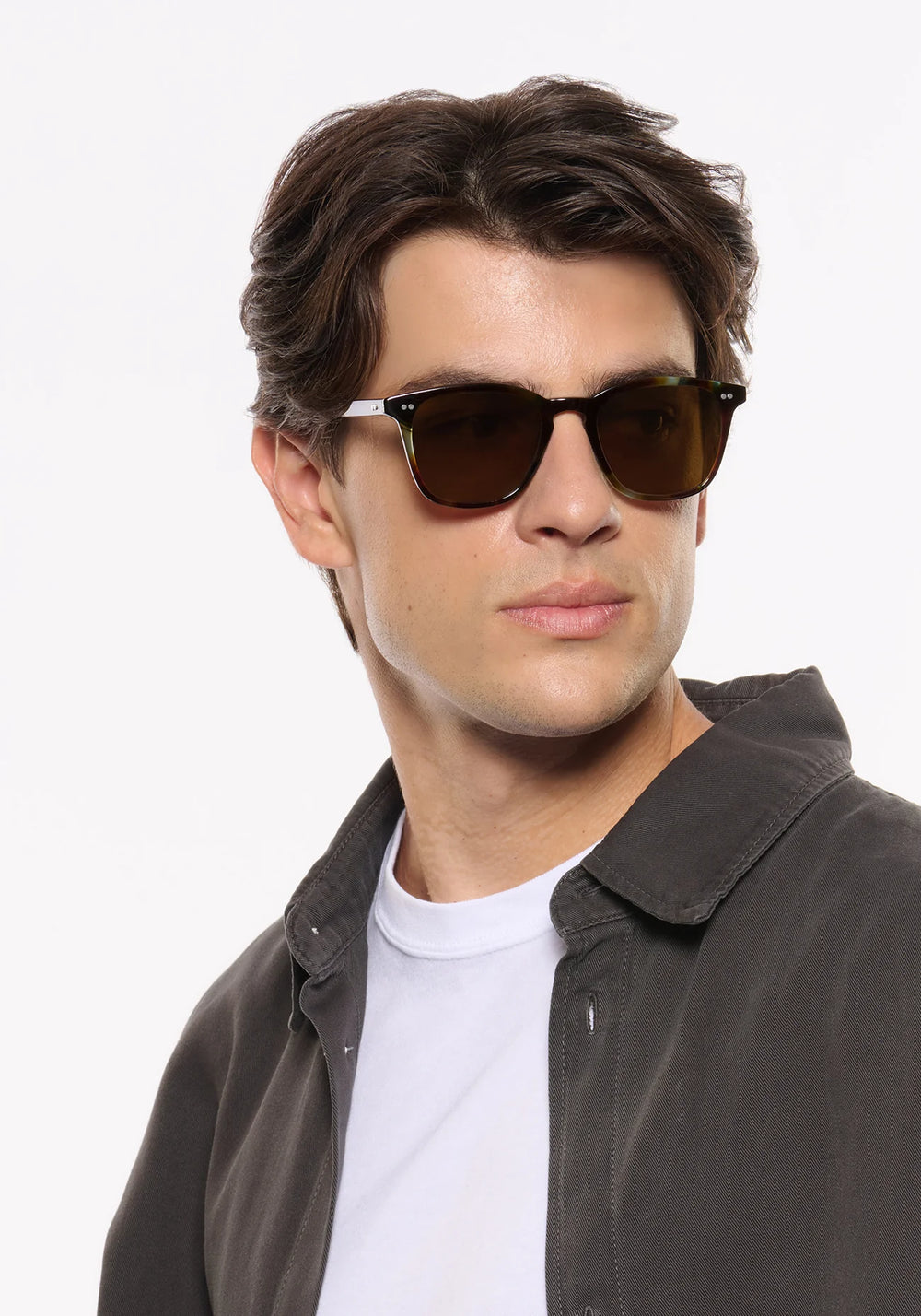 Pierce Sunglasses In Blue Havana