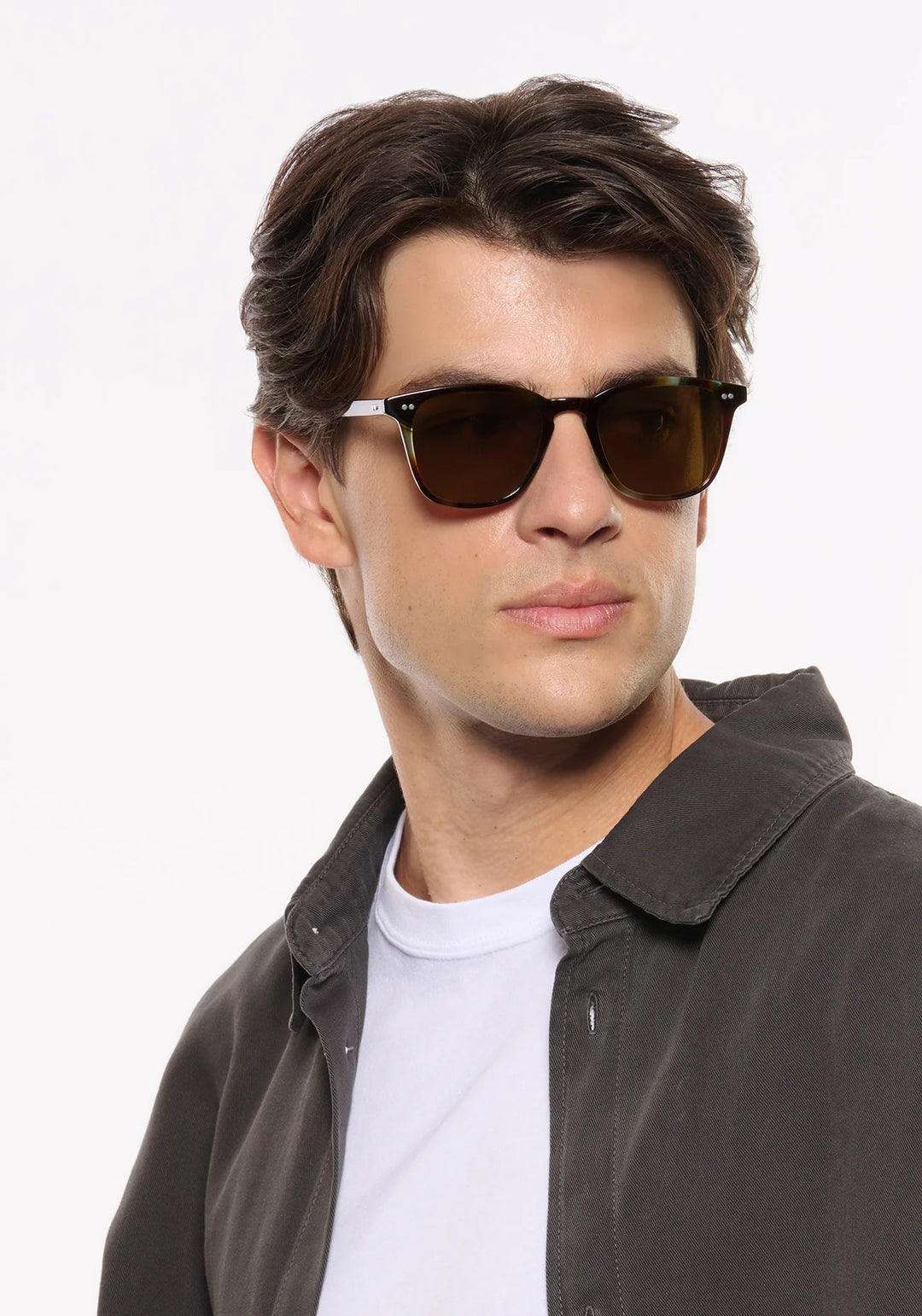 Pierce Sunglasses In Blue Havana