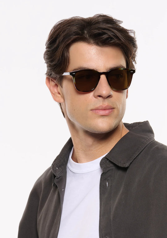 Pierce Sunglasses In Blue Havana