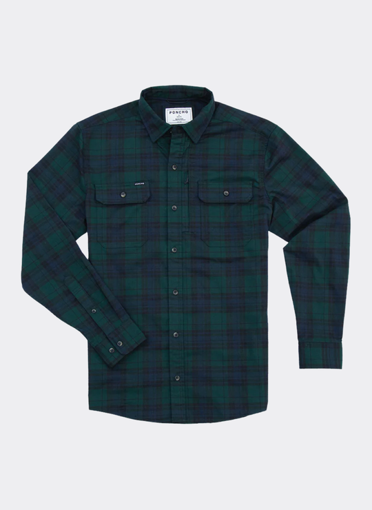 Poncho Cascade Slim Fit Flannel Shirt